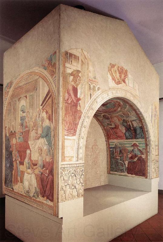 GOZZOLI, Benozzo Shrine of the Visitation dfg Spain oil painting art
